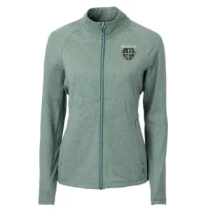C&B LADIES Adapt Heather Full Zip - Hunter