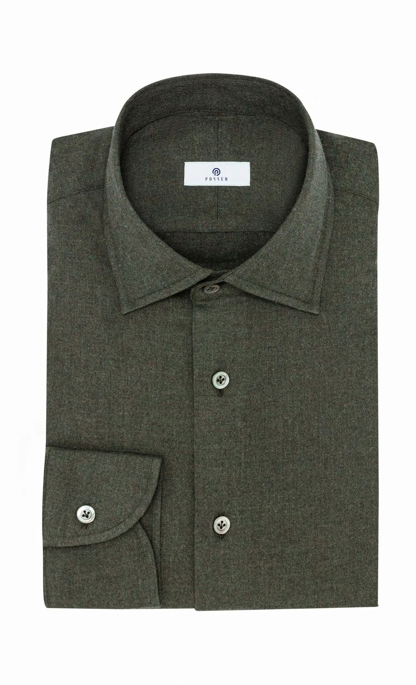 Canclini Evergreen Ogranic Cotton Flannel Plain Weave