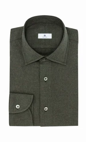 Canclini Evergreen Ogranic Cotton Flannel Plain Weave