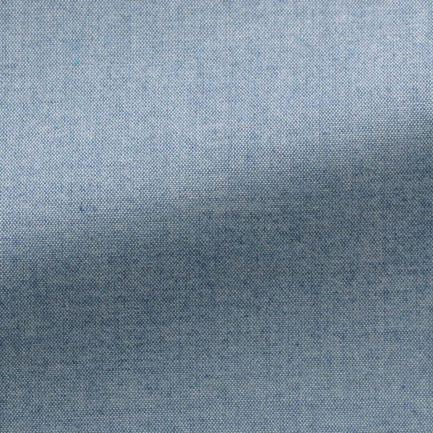 Canclini Light Blue Chambray Organic Cotton Flannel Plain Weave