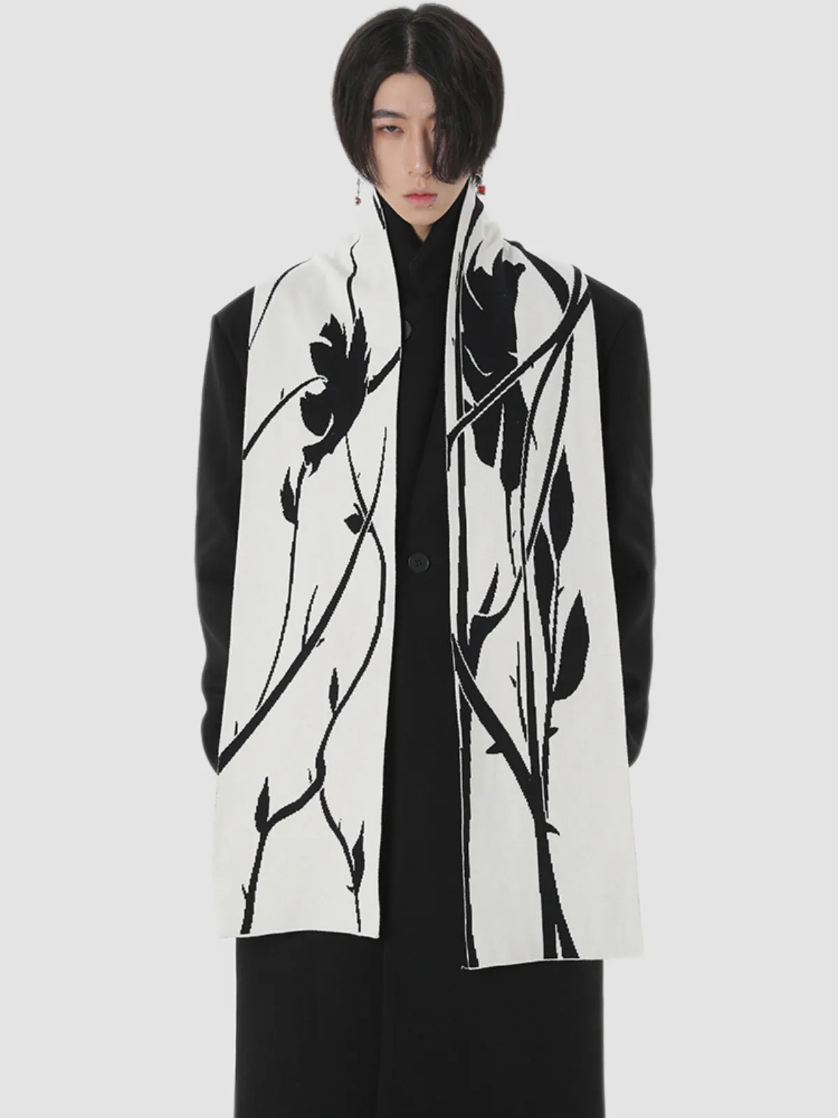 Cashmere Woolen Black Overcoat