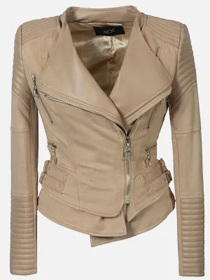 Casual Solid Patchwork Turndown Collar Outerwear