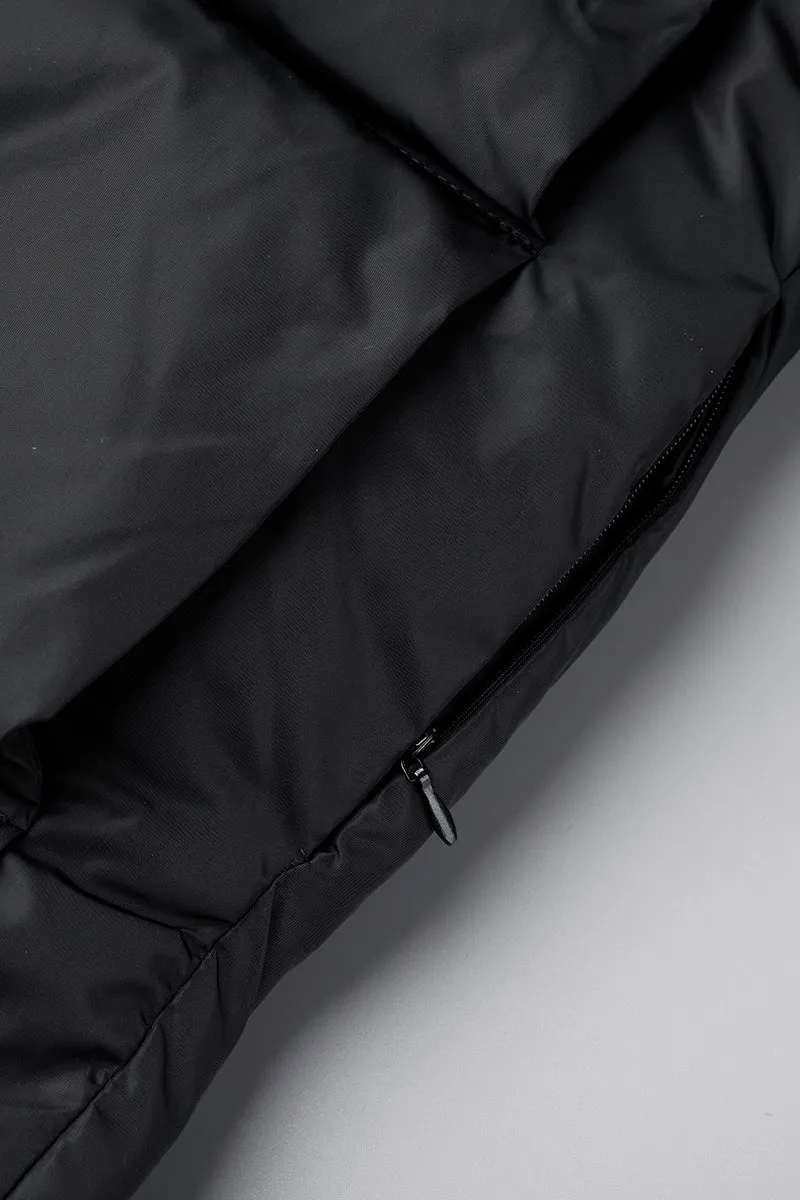 Casual Solid Patchwork Zipper Half A Turtleneck Outerwear(5 Colros)