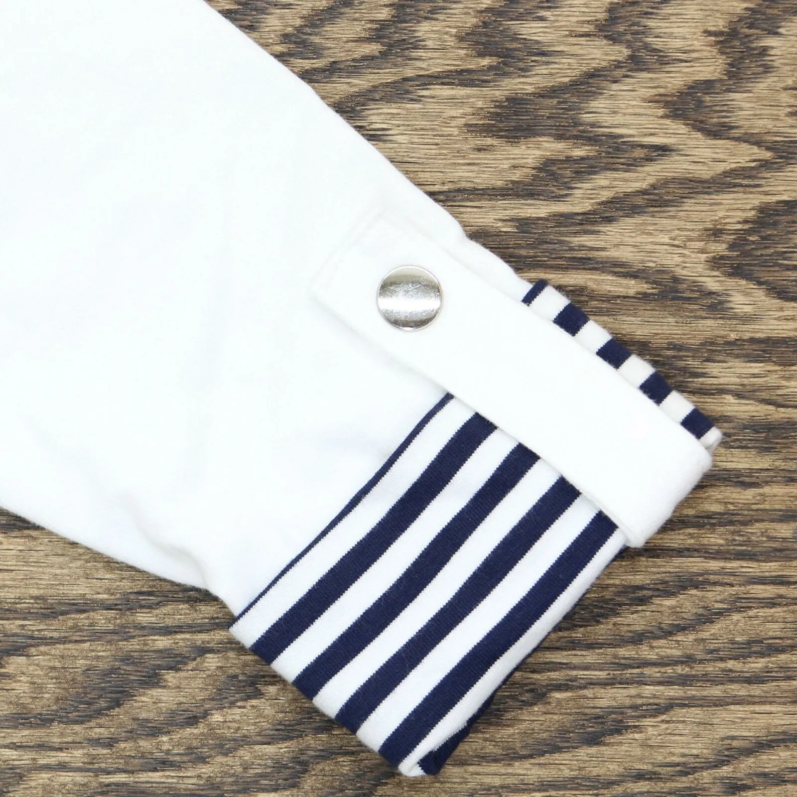 Charter Club Petite Wing Collar Striped Roll Cuff Knit Jacket