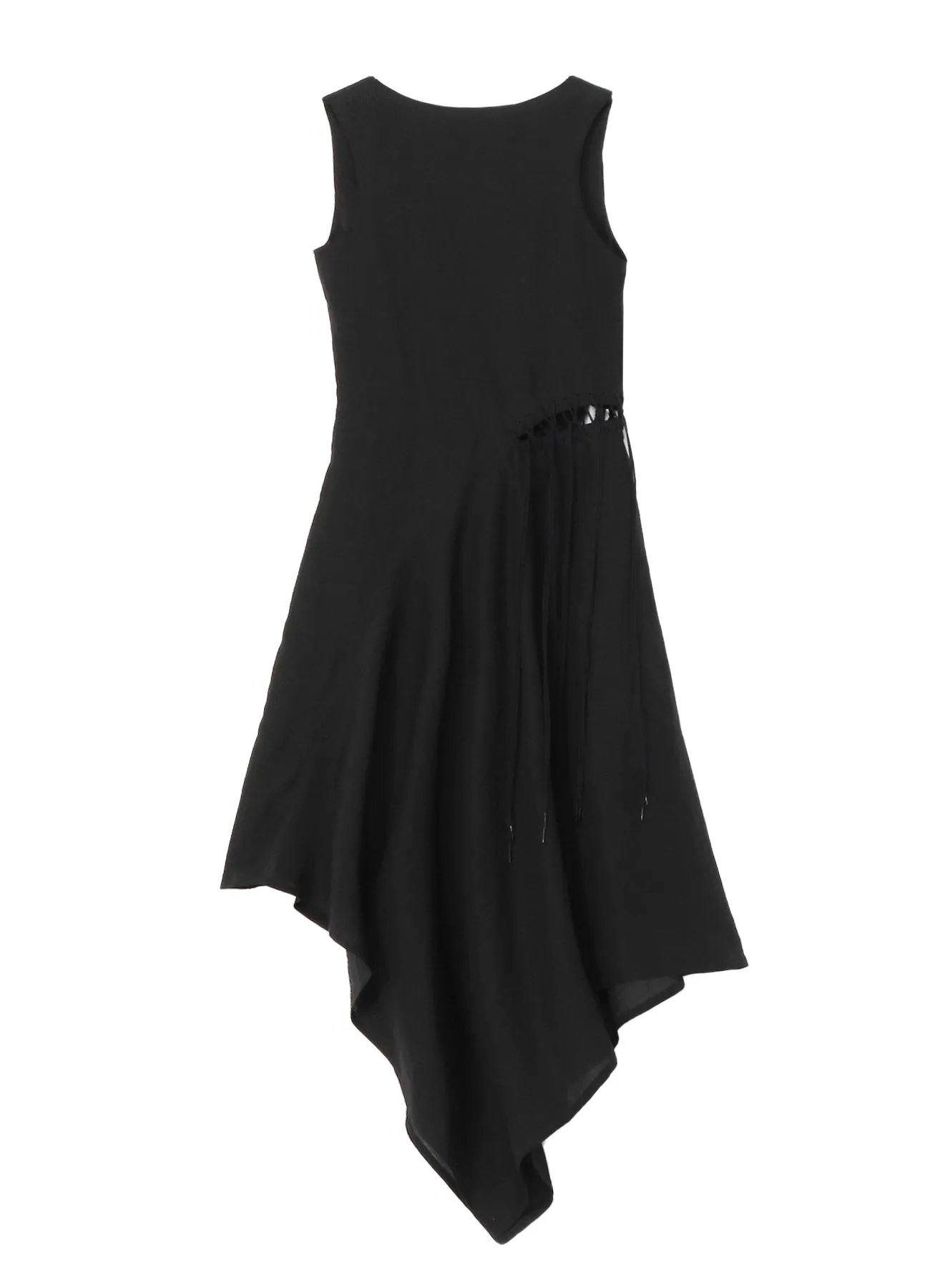 CLEAR LAWN WAIST LAVE-UP DRESS