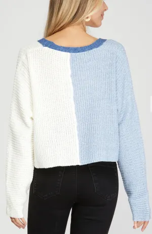 COLOR BLOCKED SWEATER
