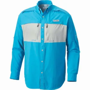 Columbia Cast Away Zero Mens Long Sleeve Shirt Blue