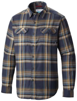 Columbia Men Purple Flare Gun Flannel III Long Sleeve Shirt
