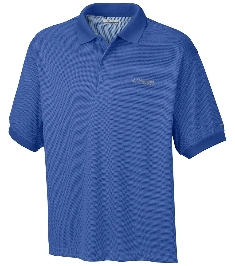 Columbia Perfect Cast Mens Polo Shirt Blue