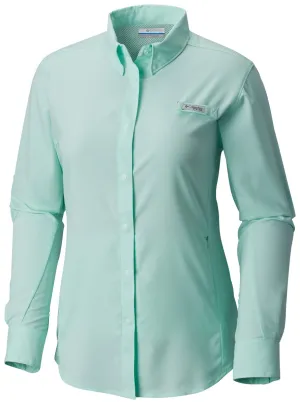 Columbia PFG Tamiami II Long Sleeve Womens Shirt Sea Ice