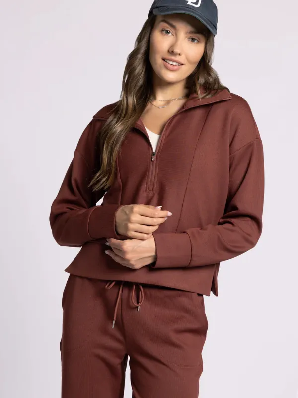Cora Pullover - Cherrywood