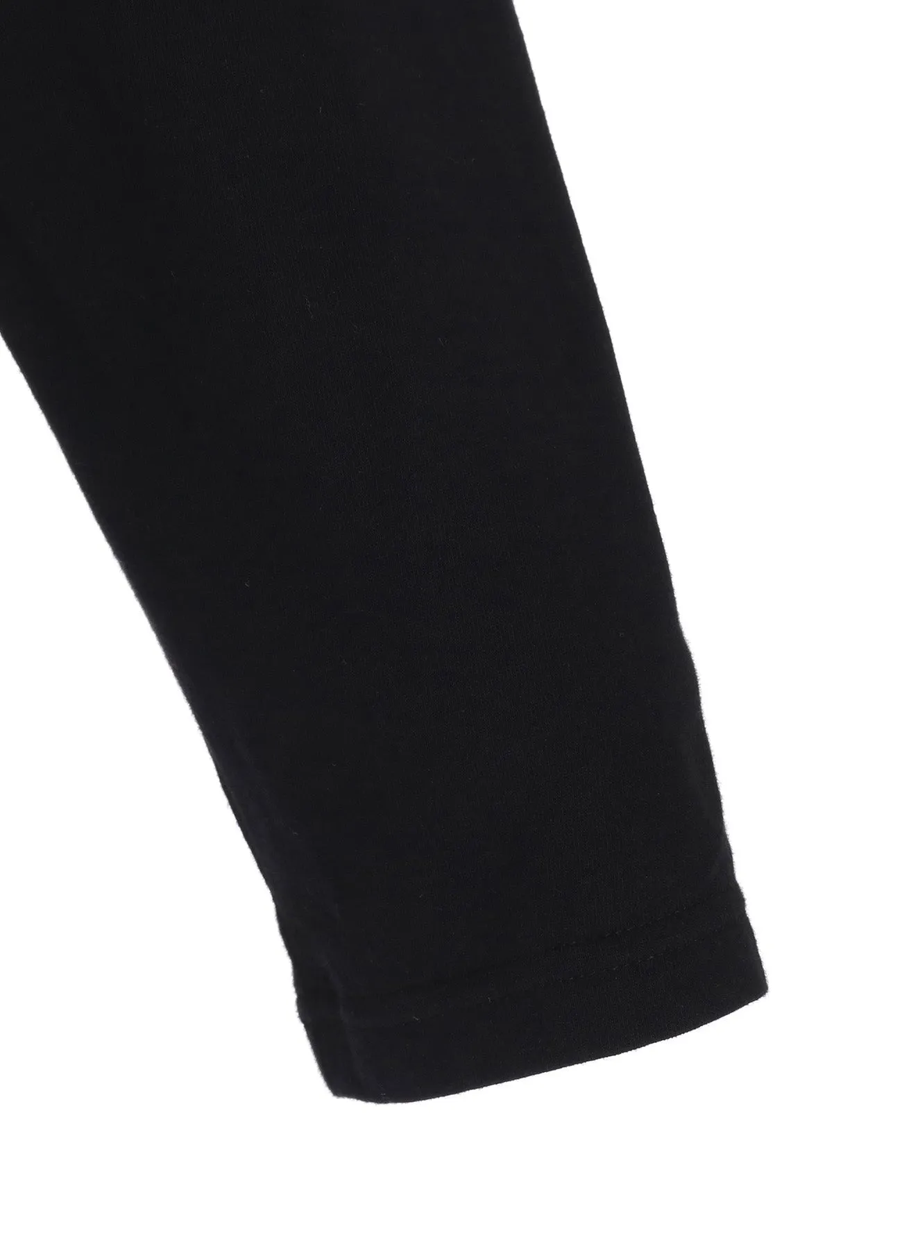 COTTON JERSEY CRAPE de CHINE ASYMMETRICAL L/S T-SHIRT