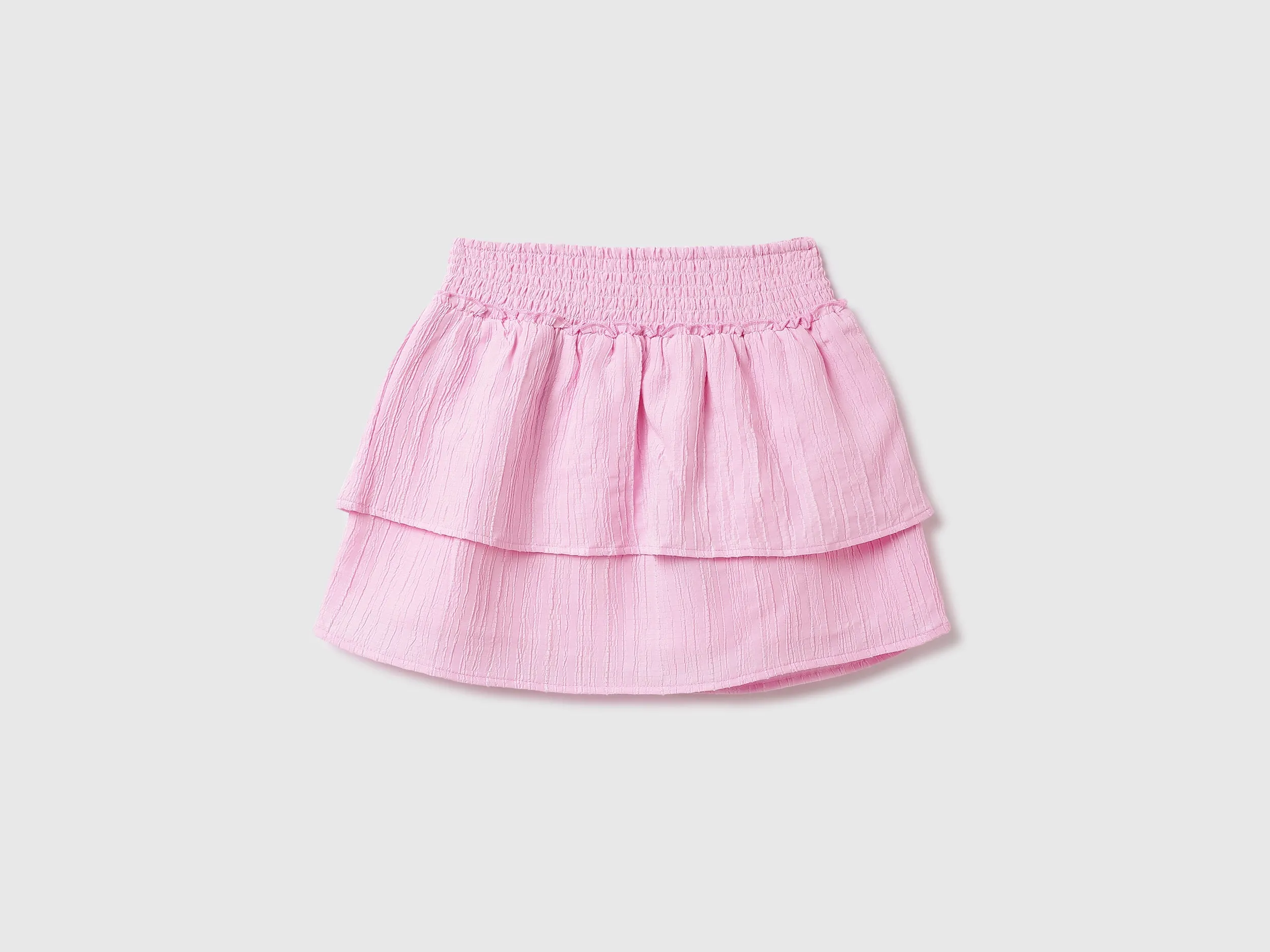 Cotton Solid Regular Length Girls Skirt