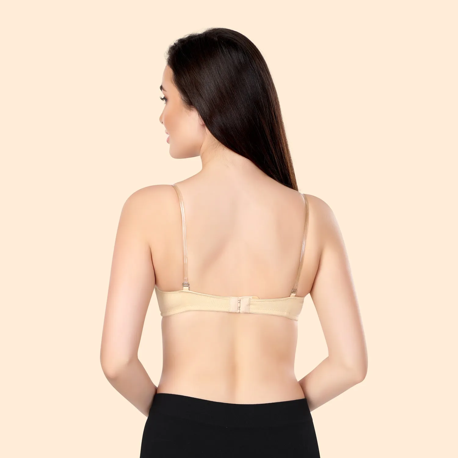 Cream Bra | Seamless Bra| Strapless | Perfect for Low Necklines