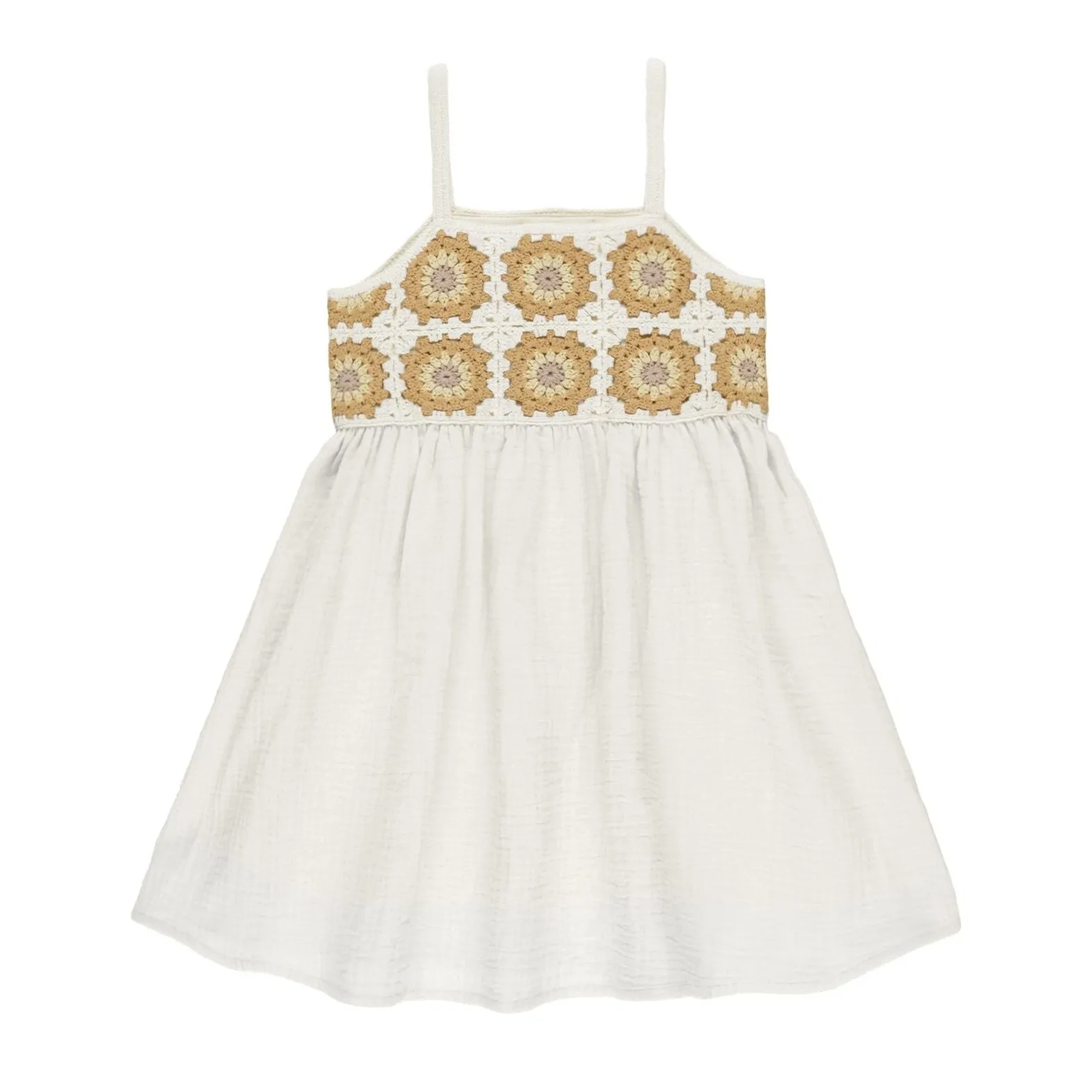 Crochet Sundress || Marigold Daisy