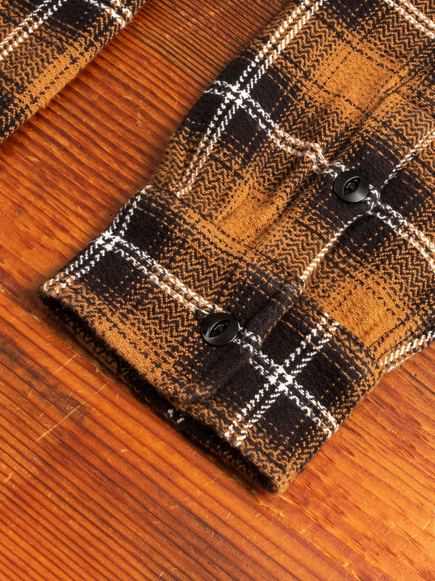 Crosscut Flannel in Sienna