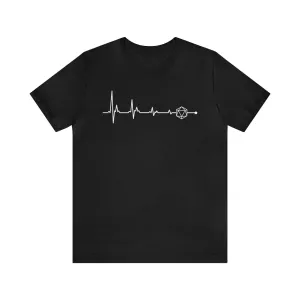 D20 heartbeat | rpg shirt | dnd gifts Dungeon Master gift | dnd tshirt | Gaming Shirt | dungeons and dragons Short Sleeve Tee
