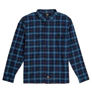 Dickies - Houston Flannel Shirt Navy Plaid