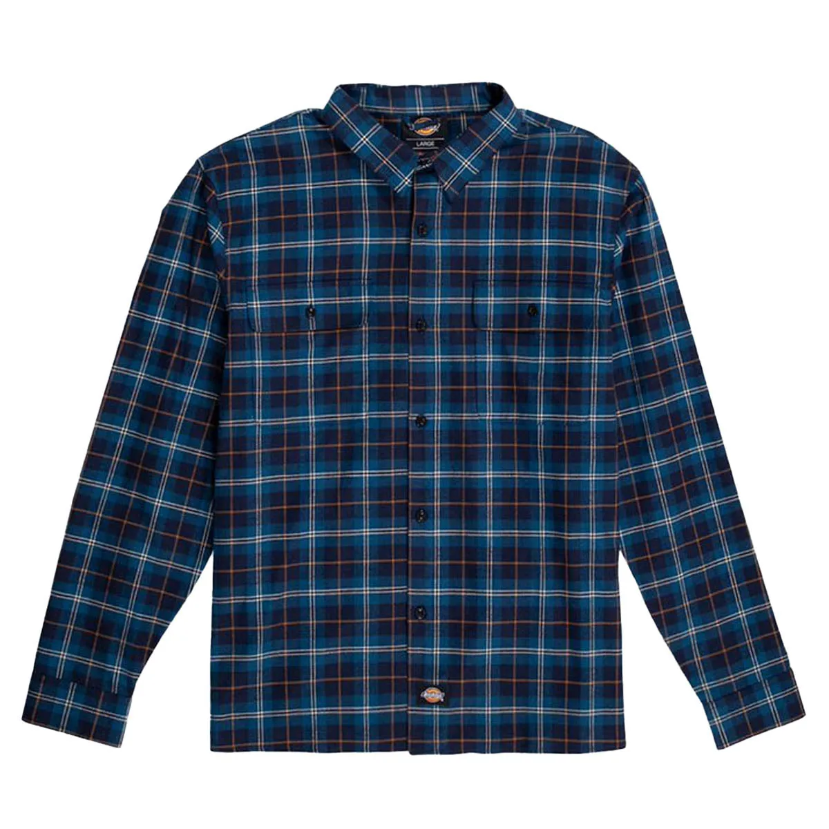 Dickies - Houston Flannel Shirt Navy Plaid