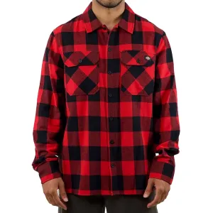 Dickies - Sacremento Flannel Shirt Red