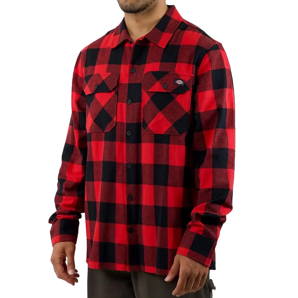Dickies - Sacremento Flannel Shirt Red