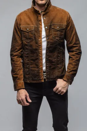 Diesel Moleskin Jacket In Ruggine