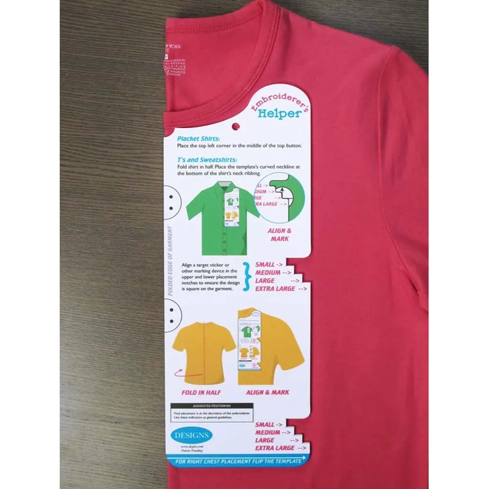 Dime Embroiderer's Helper Templates