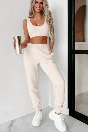 Doris Quilted Two-Piece Set (Cream)