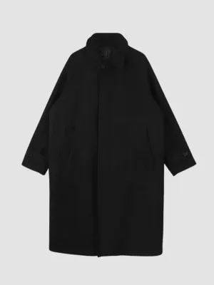 Double Sided Brown Long Woolen Coat