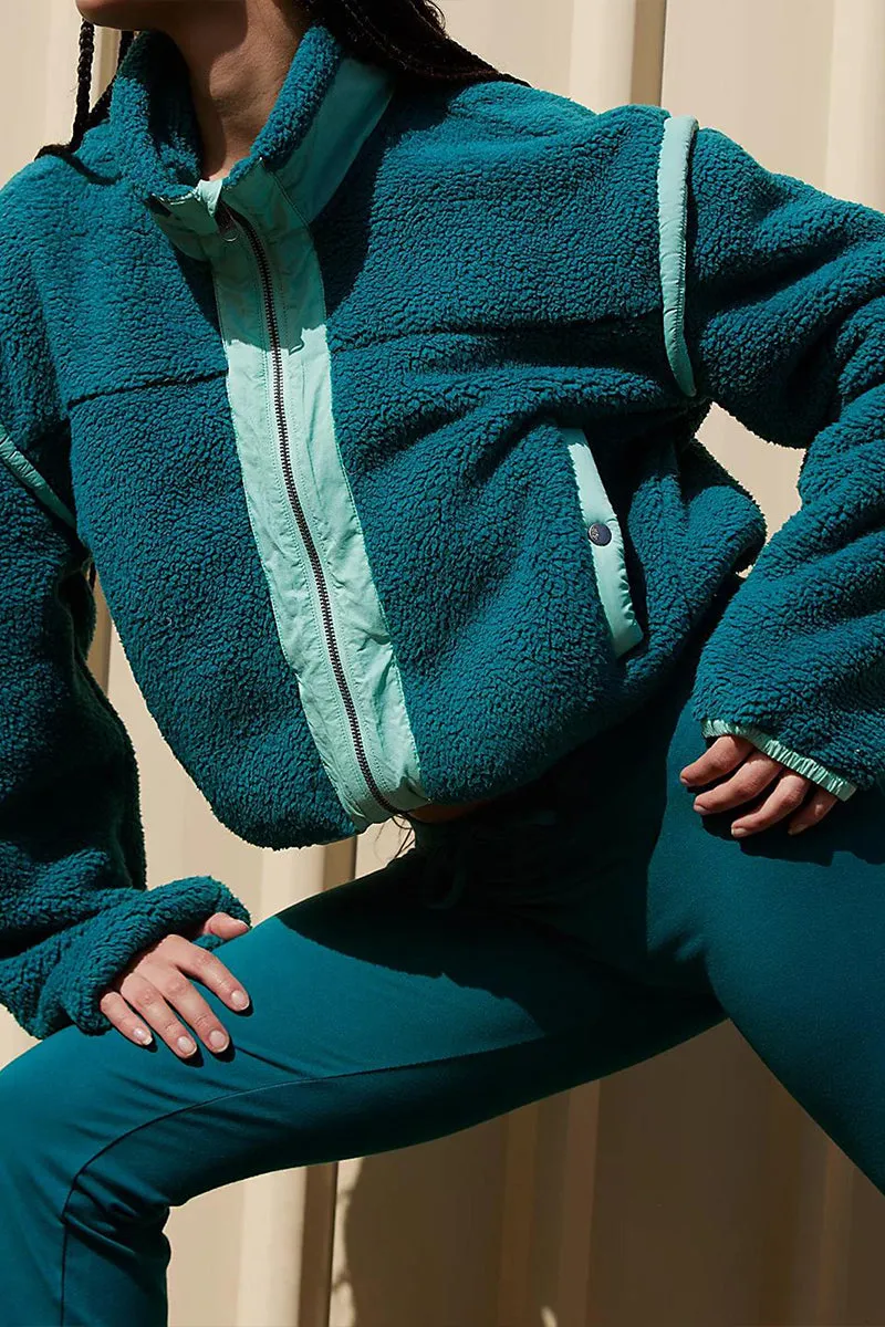 DS3214 Fleece Zip Up Jacket Outerwear