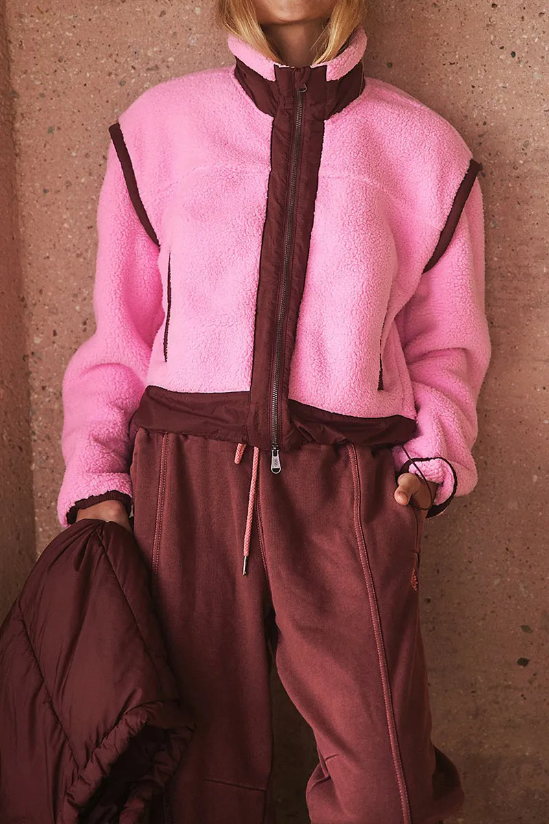 DS3214 Fleece Zip Up Jacket Outerwear