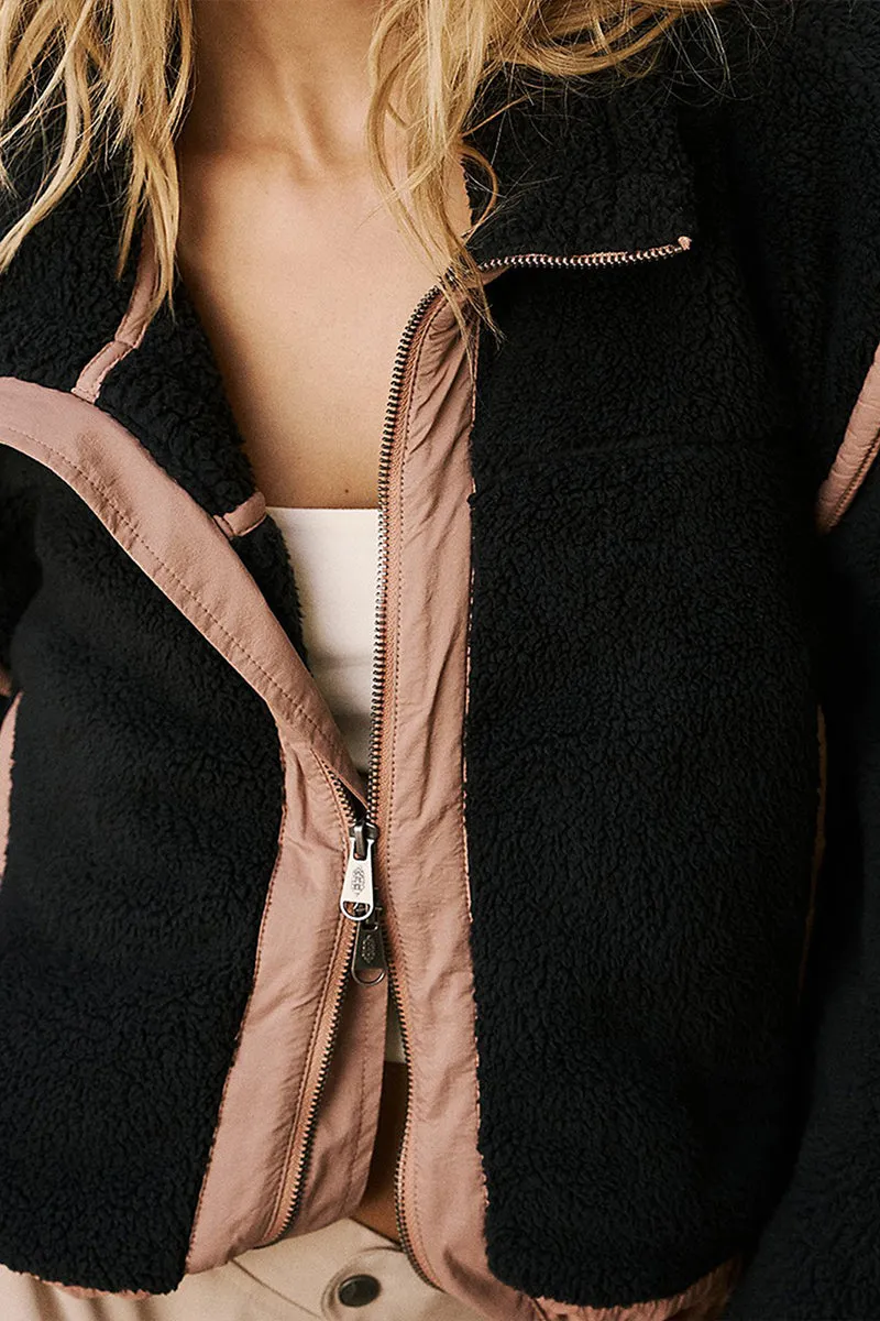 DS3214 Fleece Zip Up Jacket Outerwear