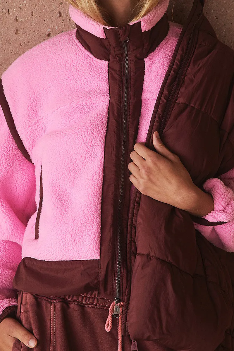 DS3214 Fleece Zip Up Jacket Outerwear