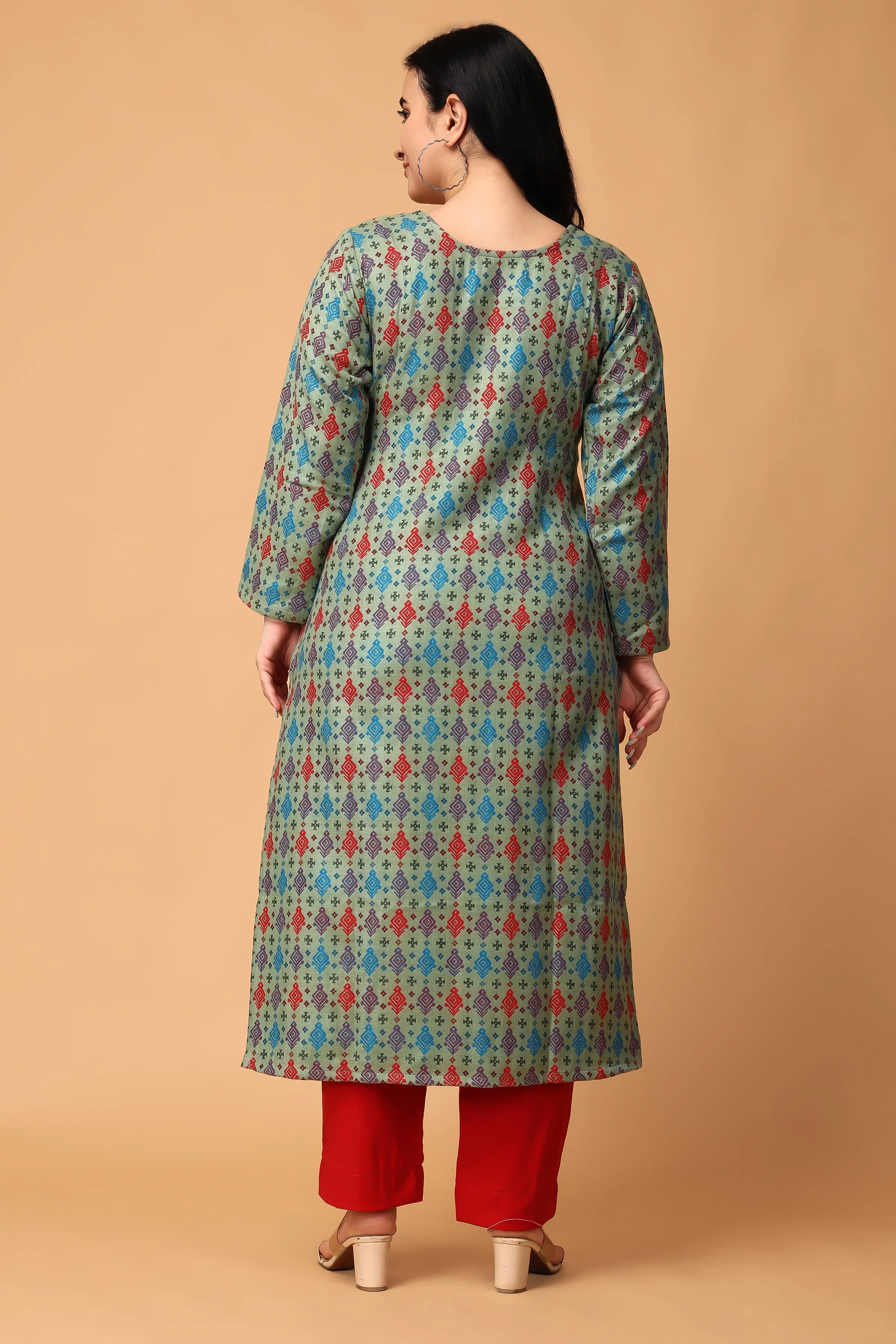 Easy Elegance Woollen Kurta Set