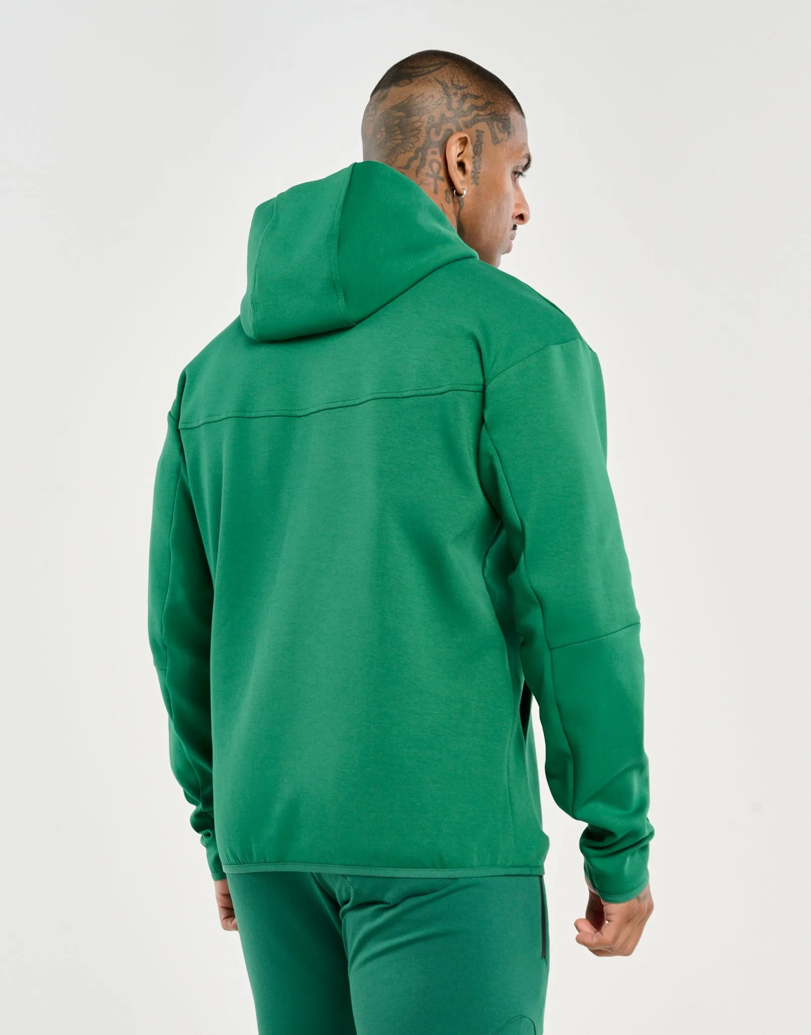 Echt Tech Zip-Up Hoodie - Green