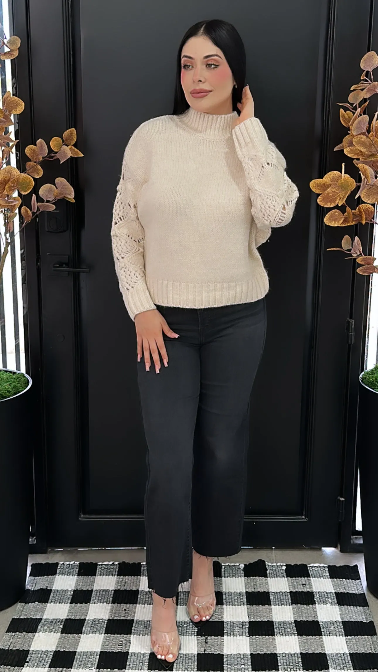 ELIAS CREAM SWEATER