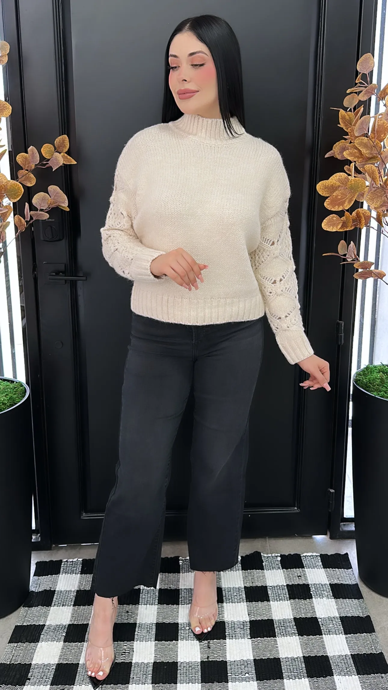 ELIAS CREAM SWEATER