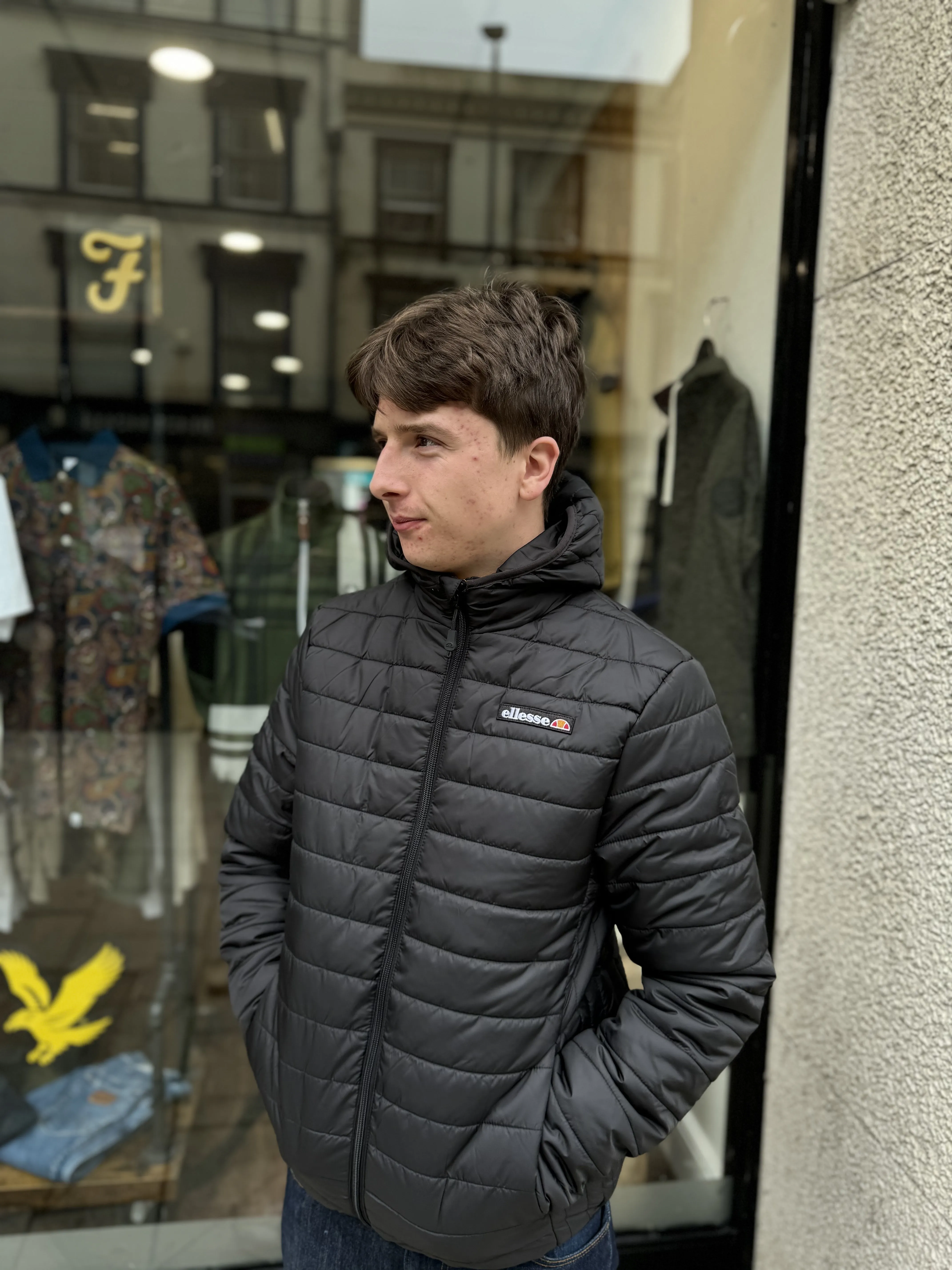 Ellesse Ladruns Padded Jacket In Black