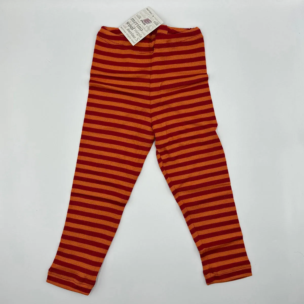 ENGEL Organic Wool/Silk Toddler Striped Leggings