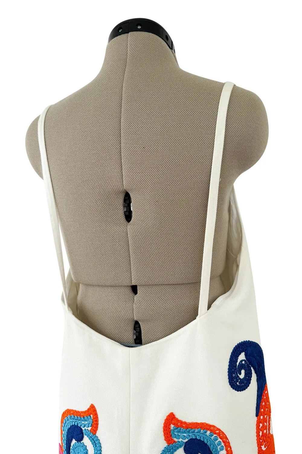 Exceptional Spring 2011 Prada Runway & Ad Campaign Embroidered White Dress