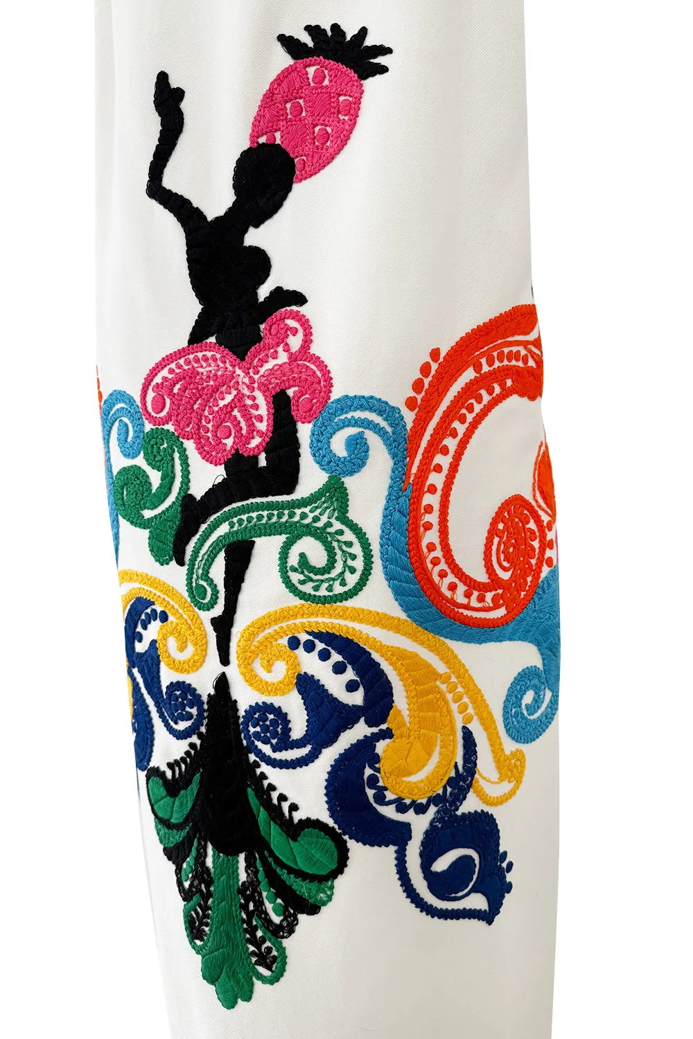 Exceptional Spring 2011 Prada Runway & Ad Campaign Embroidered White Dress