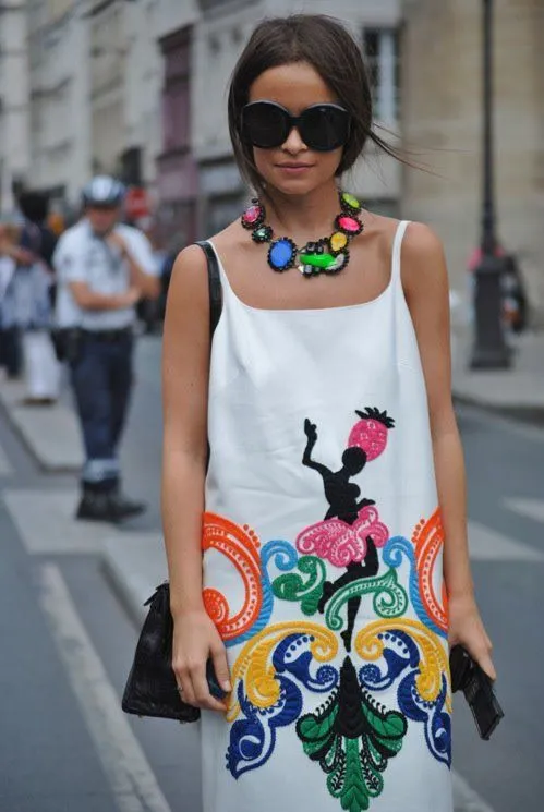 Exceptional Spring 2011 Prada Runway & Ad Campaign Embroidered White Dress