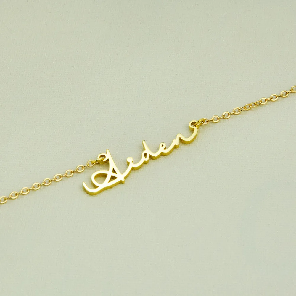 Exquisite and Noble Customizable Name Design Versatile Necklace