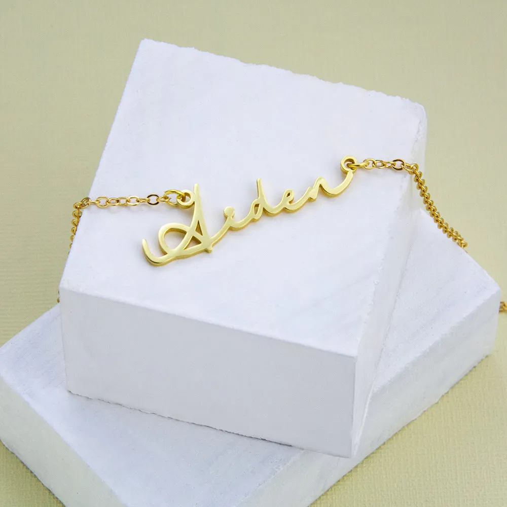 Exquisite and Noble Customizable Name Design Versatile Necklace