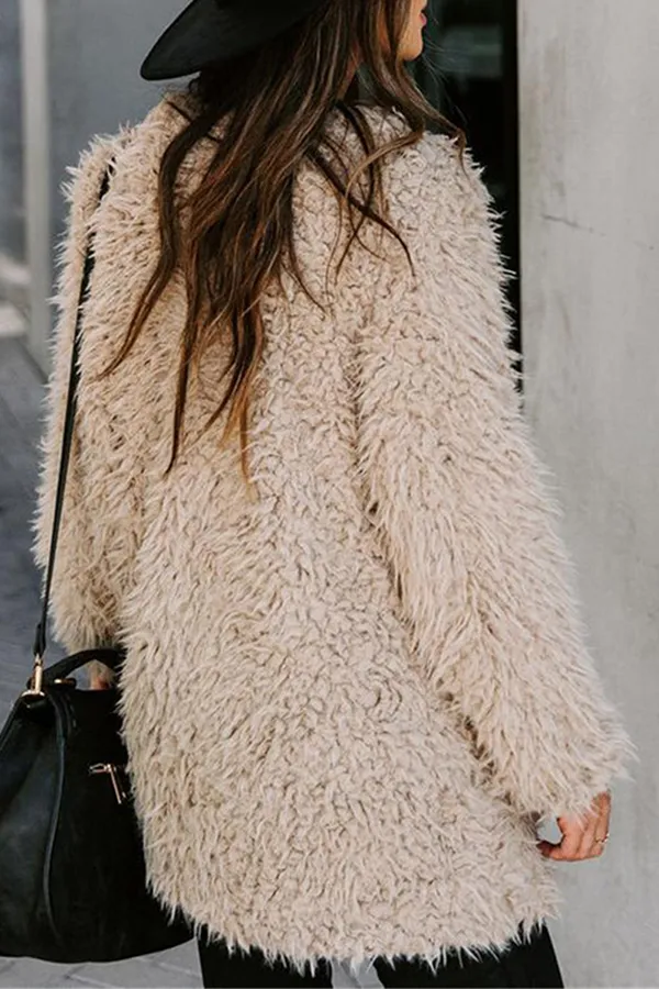 Fashion Casual Solid Pocket Basic Outerwear