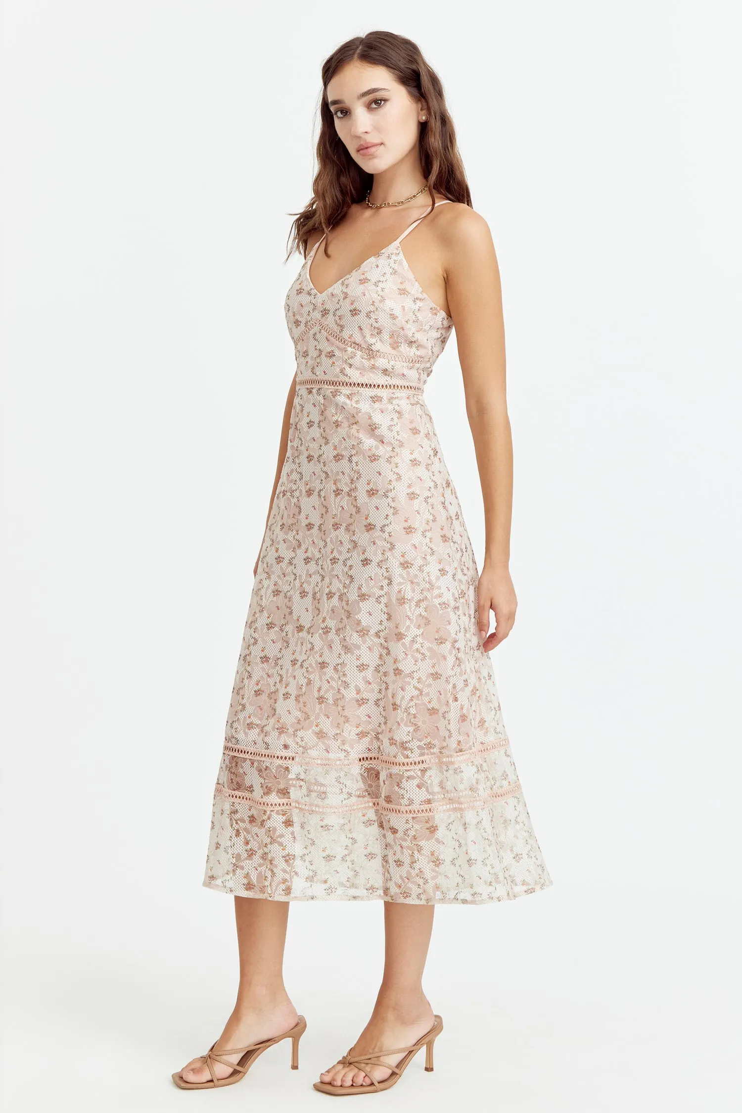 Fernanda Lace Midi Dress