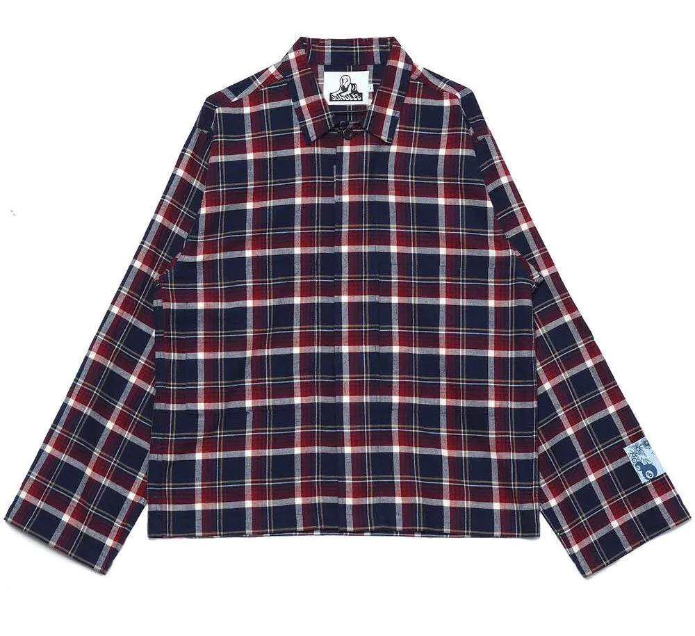 FLANNEL 'MINIMAL WORK-WEAR' SHIRT JACKET