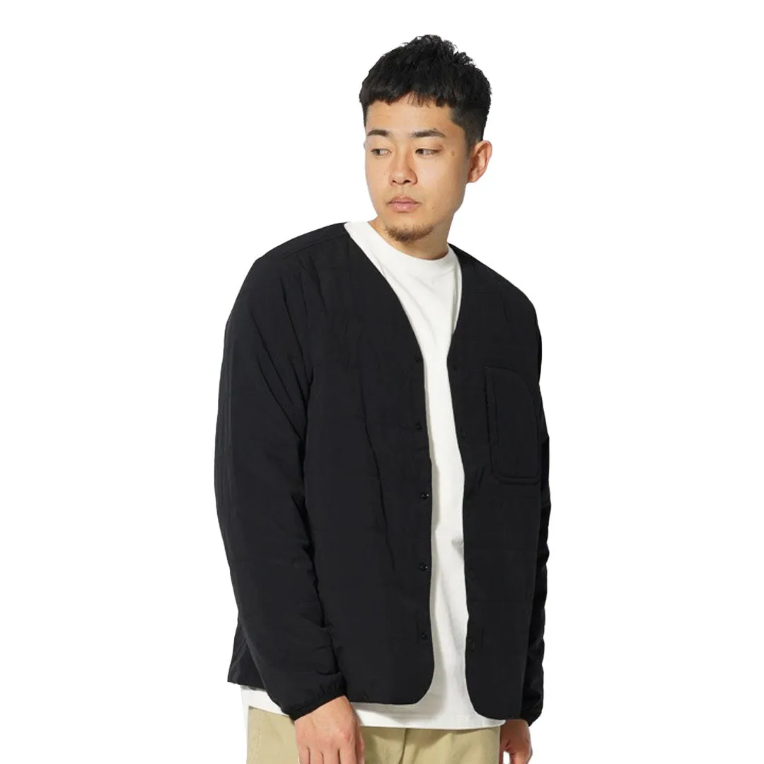 Flexible Insulated Cardigan Black