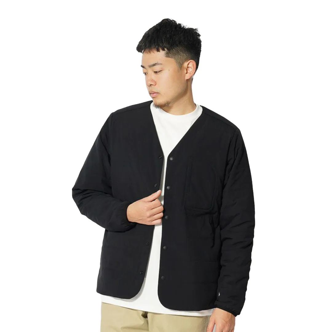 Flexible Insulated Cardigan Black