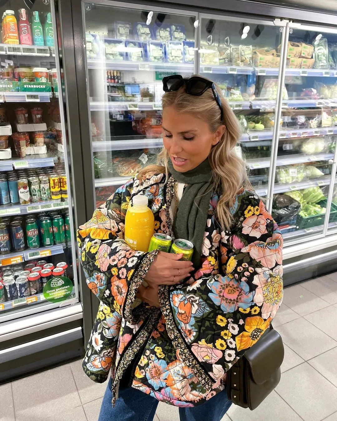 Floral Print Jacket | Women's Lightweight Floral Design, Casual Outerwear for Spring & Summer
